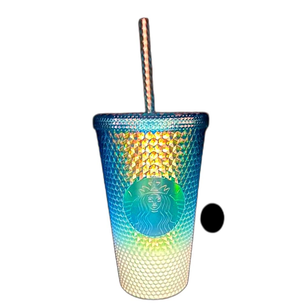 NWT Starbucks Glacier Blue Studded Cold Cup Tumbler 2023